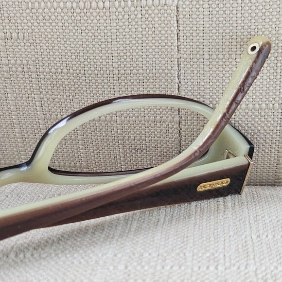 Coach Women Glasses Frame 50[]19 135 Brown Tone Eyeglasses Frame - Picture 5 of 11